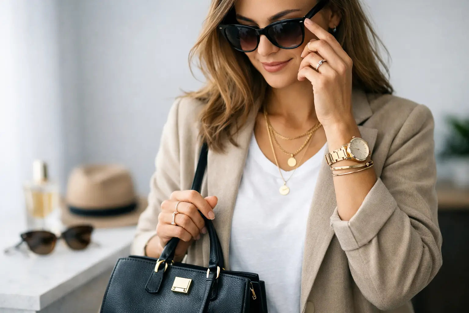 Alltagslook mit Accessoire aufwerten