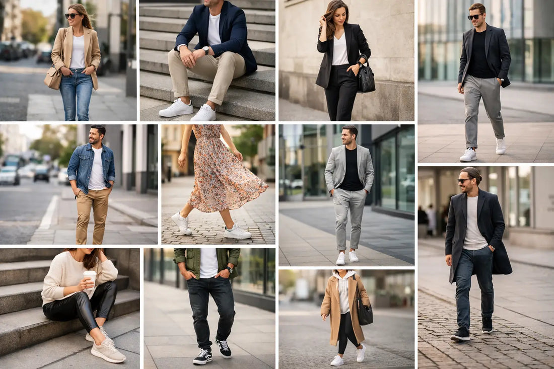 10 Outfit Beispiele mit Sneaker