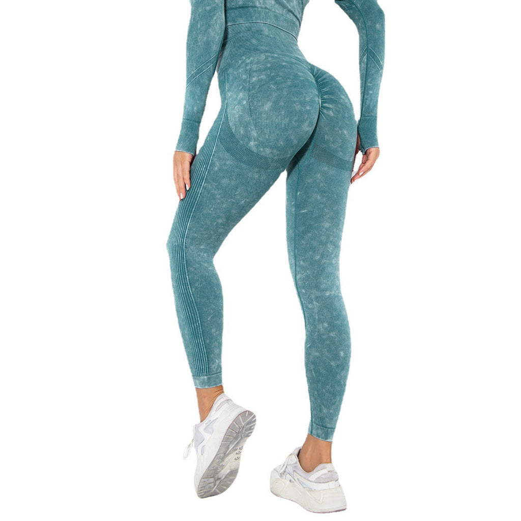 Modische Peach-Hip Feuchtigkeitsableitende Yoga-Hose - 2 TWU® Clothing