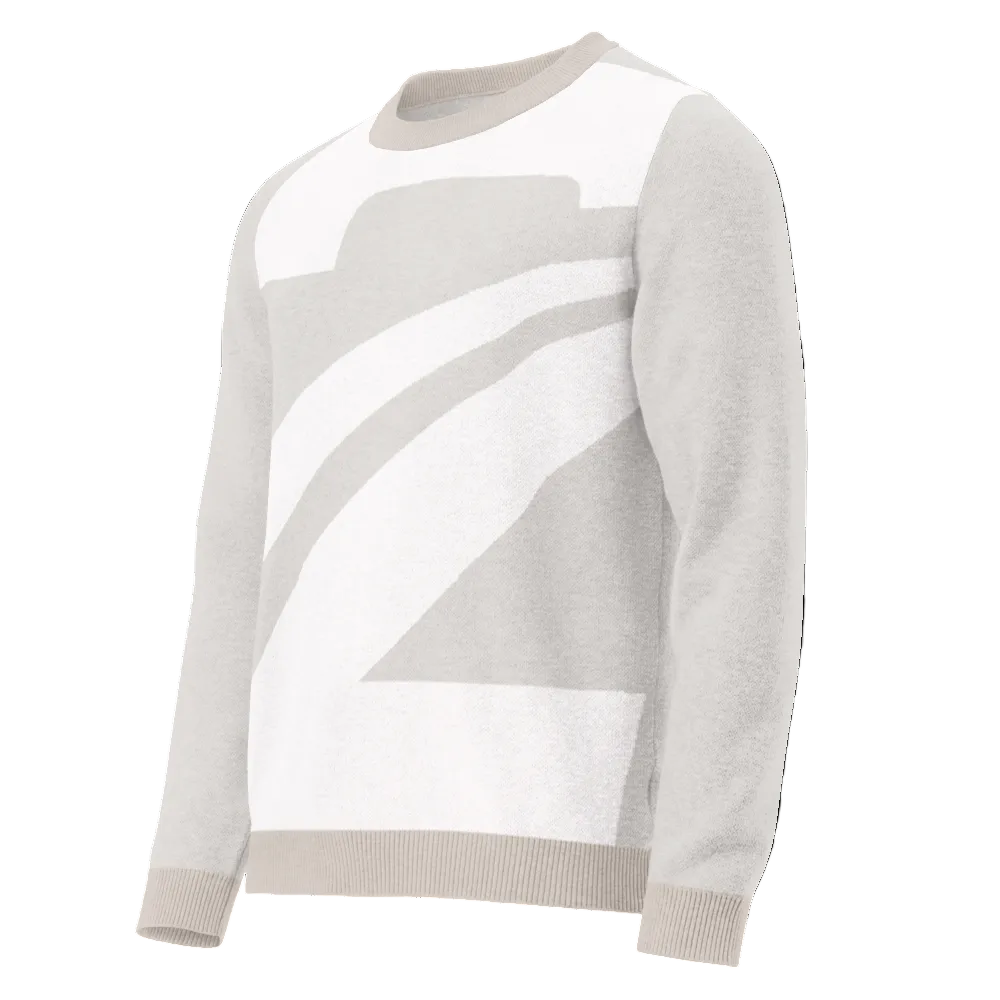 Crew Neck Sweater 'Knitted' - TWU Clothing