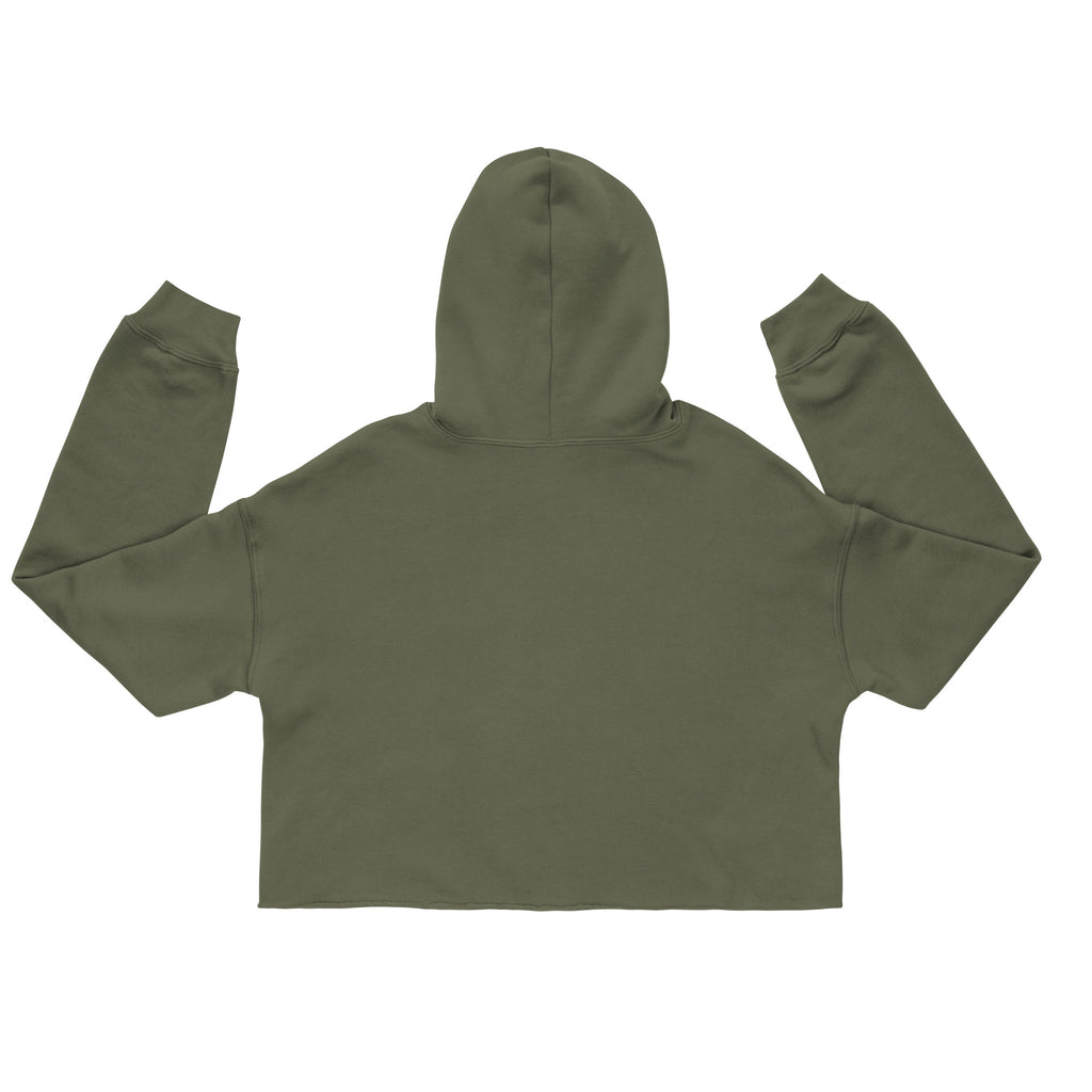 Crop Hoodie 'Khaki' - TWU Clothing