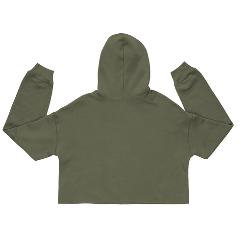 Crop Hoodie 'Khaki' - TWU Clothing