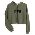 Crop Hoodie 'Leaf' - TWU Clothing
