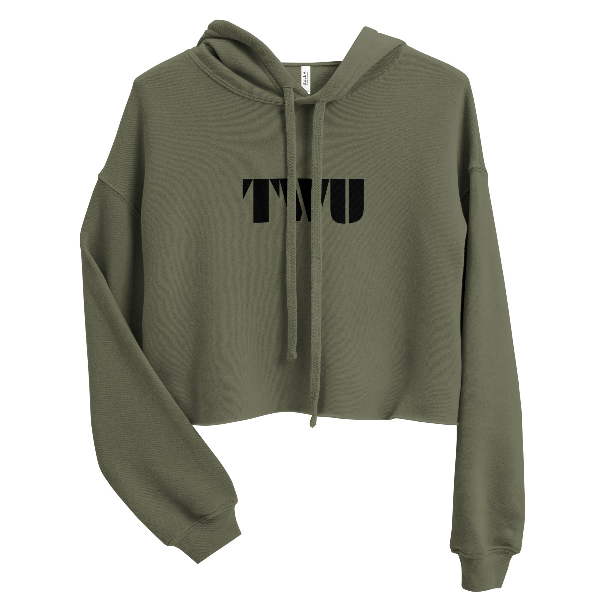 Crop Hoodie 'Leaf' - TWU Clothing