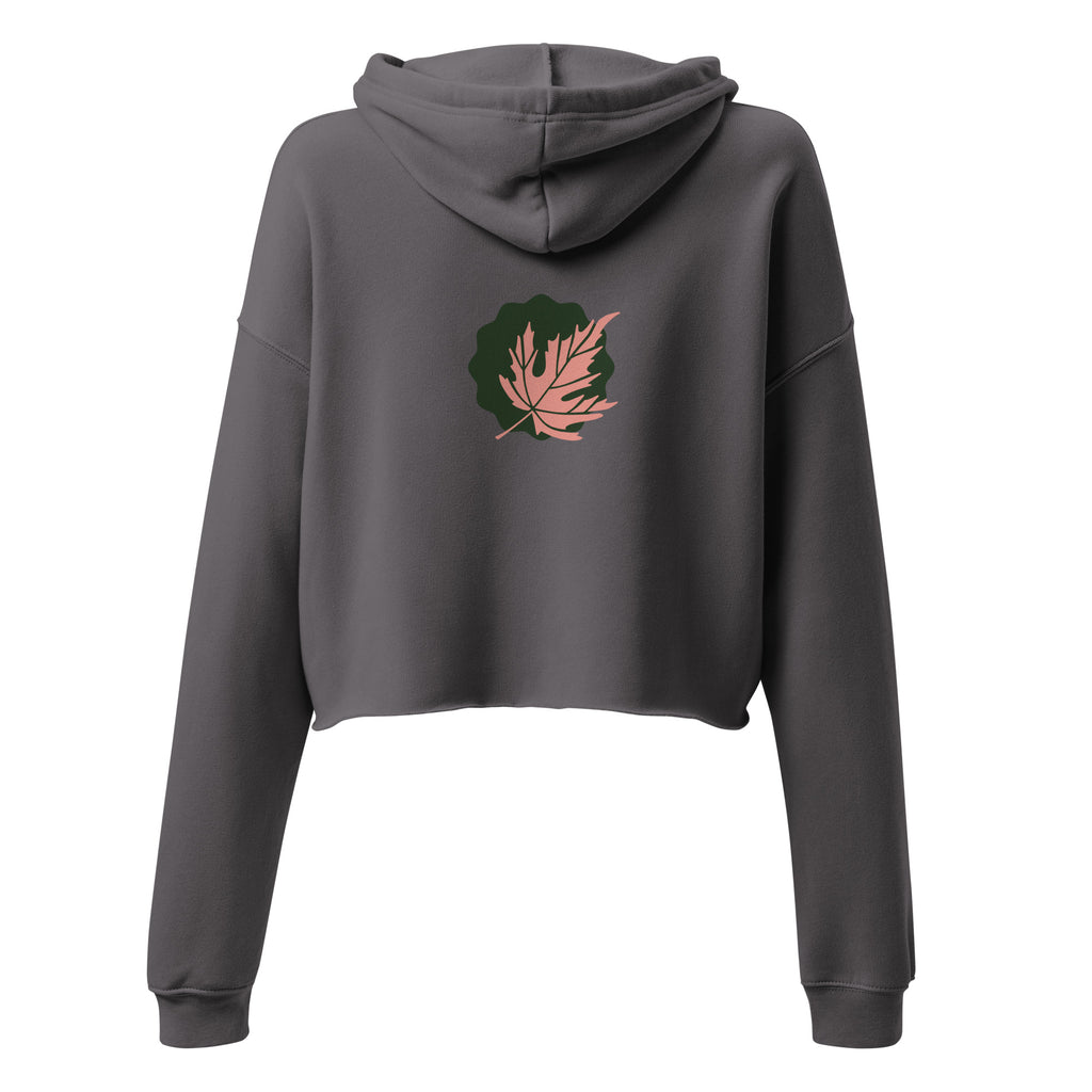 Crop Hoodie 'Leaf' - TWU Clothing