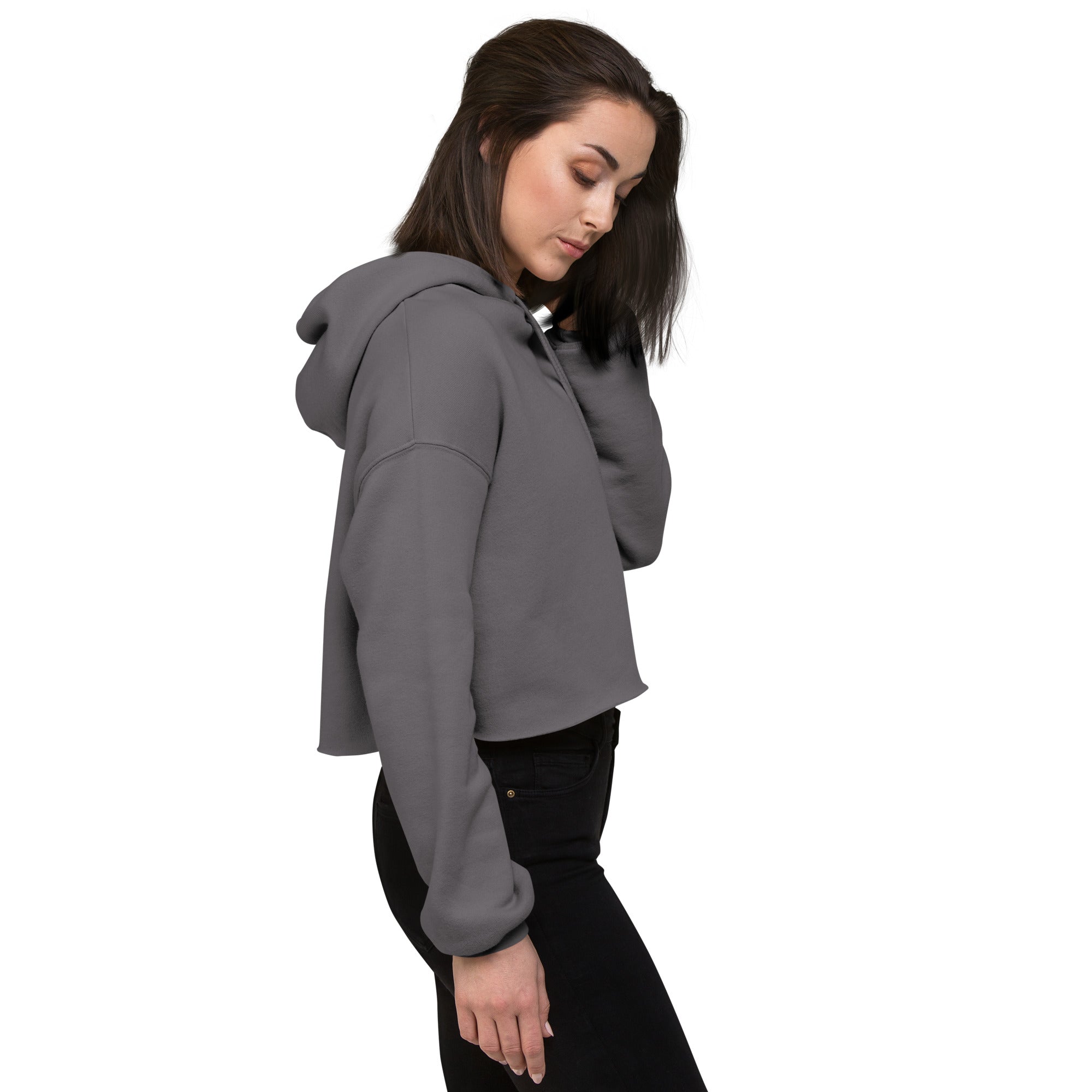 Crop Hoodie 'Stone' - TWU Clothing