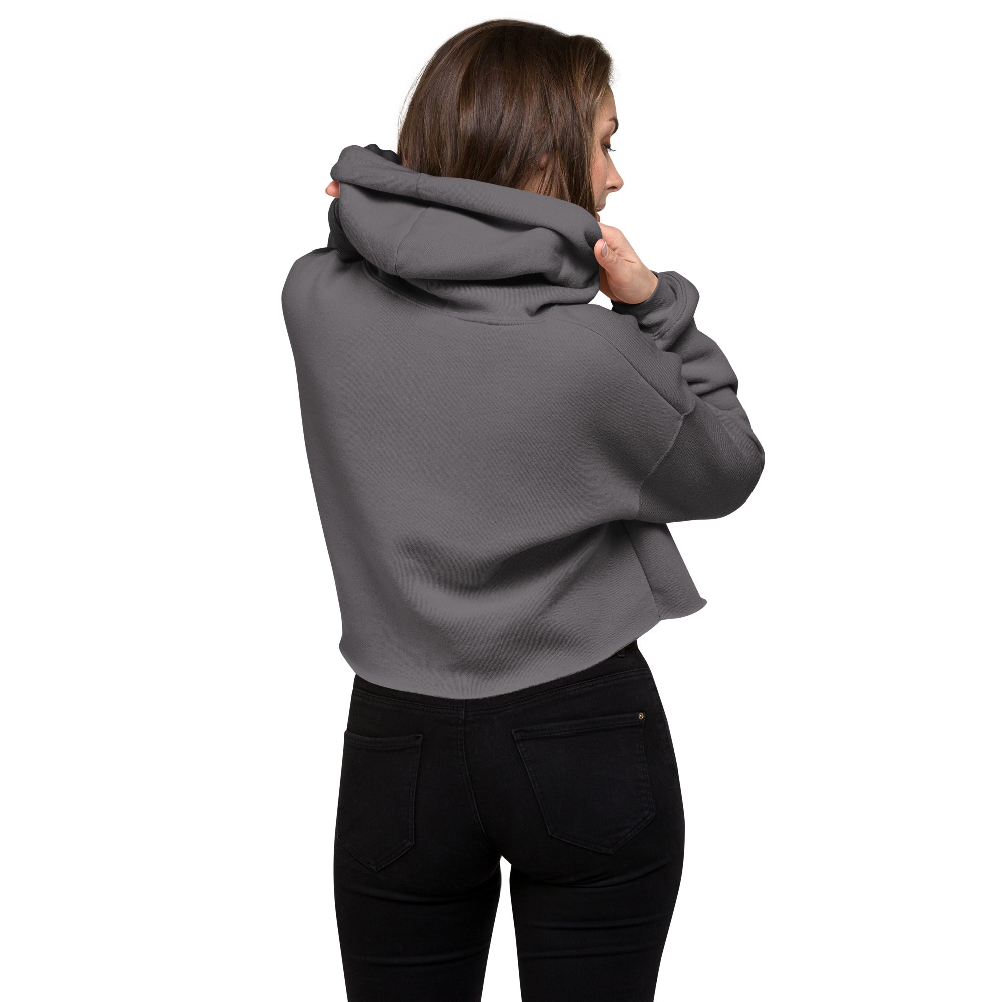 Crop Hoodie 'Stone' - TWU Clothing