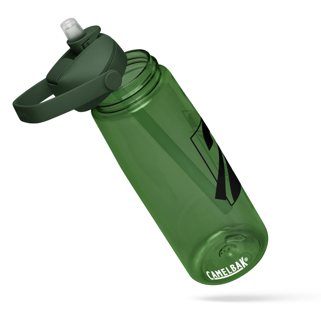 Flip Straw Water Bottle 'Box' - TWU Clothing