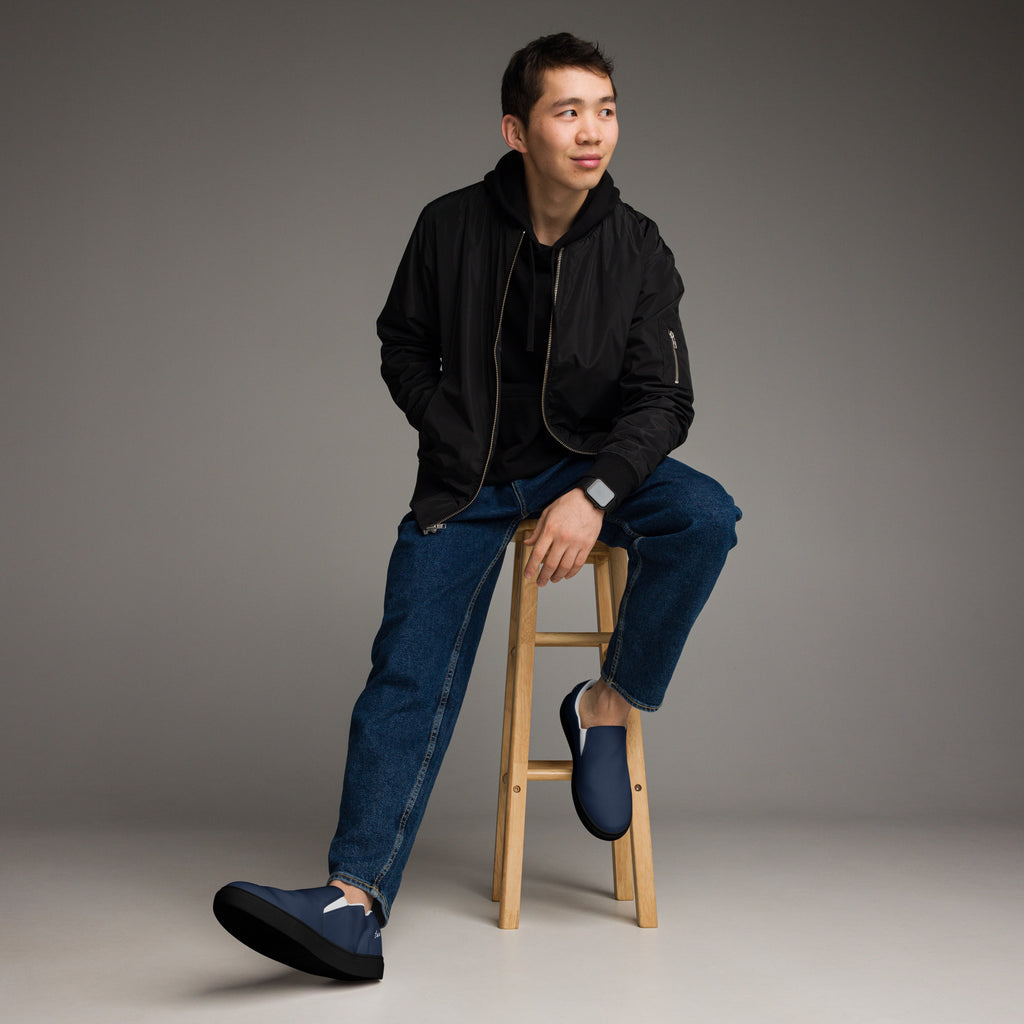 Men’s Canvas Shoes 'Slip-On' - TWU Clothing