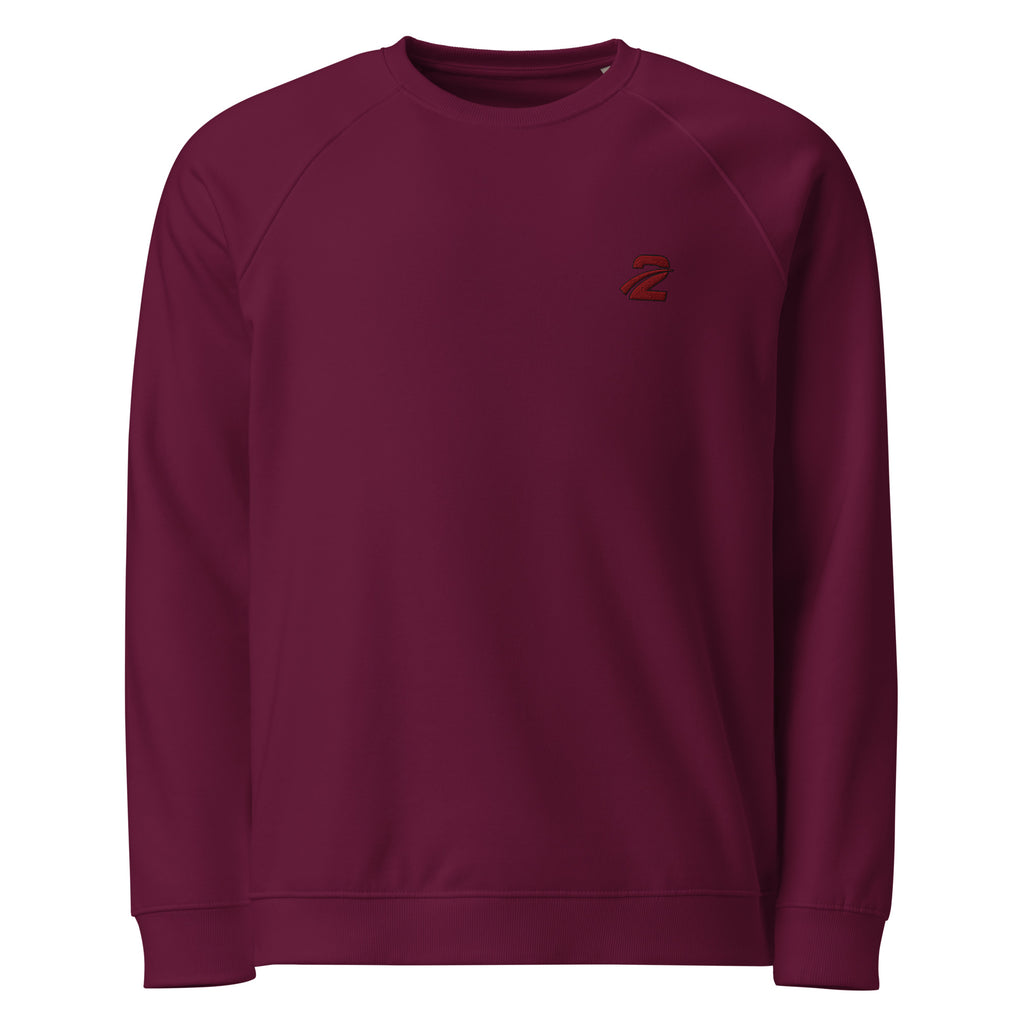 Organic Raglan Sweatshirt 'Grape' - TWU Clothing