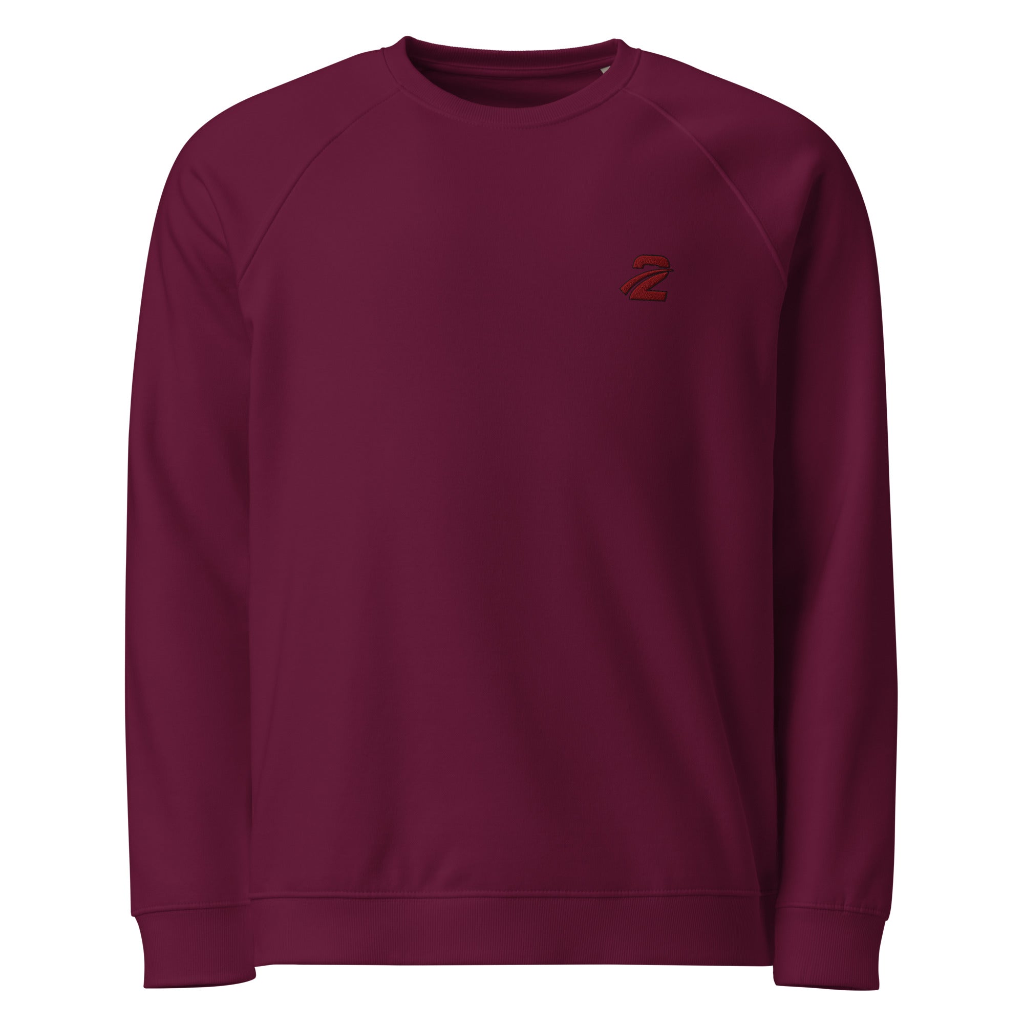 Organic Raglan Sweatshirt 'Grape' - TWU Clothing
