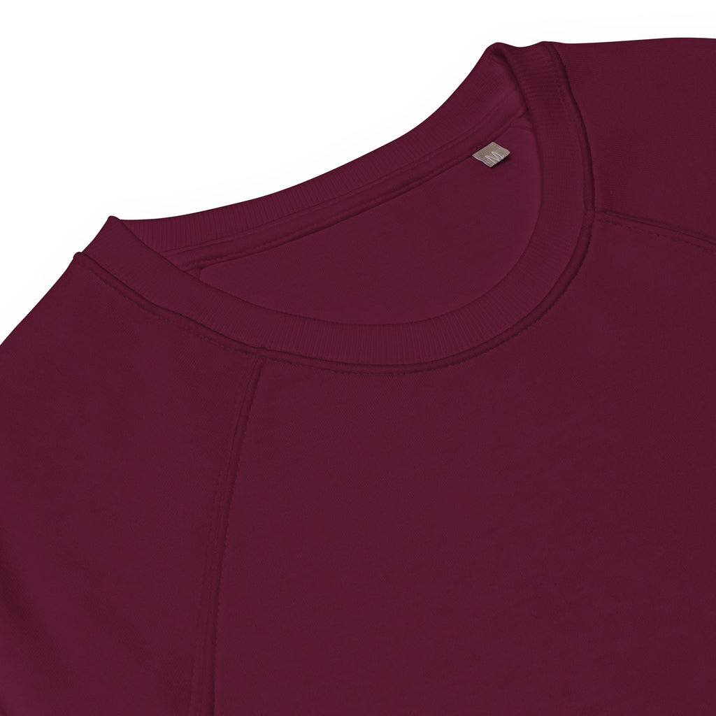Organic Raglan Sweatshirt 'Grape' - TWU Clothing
