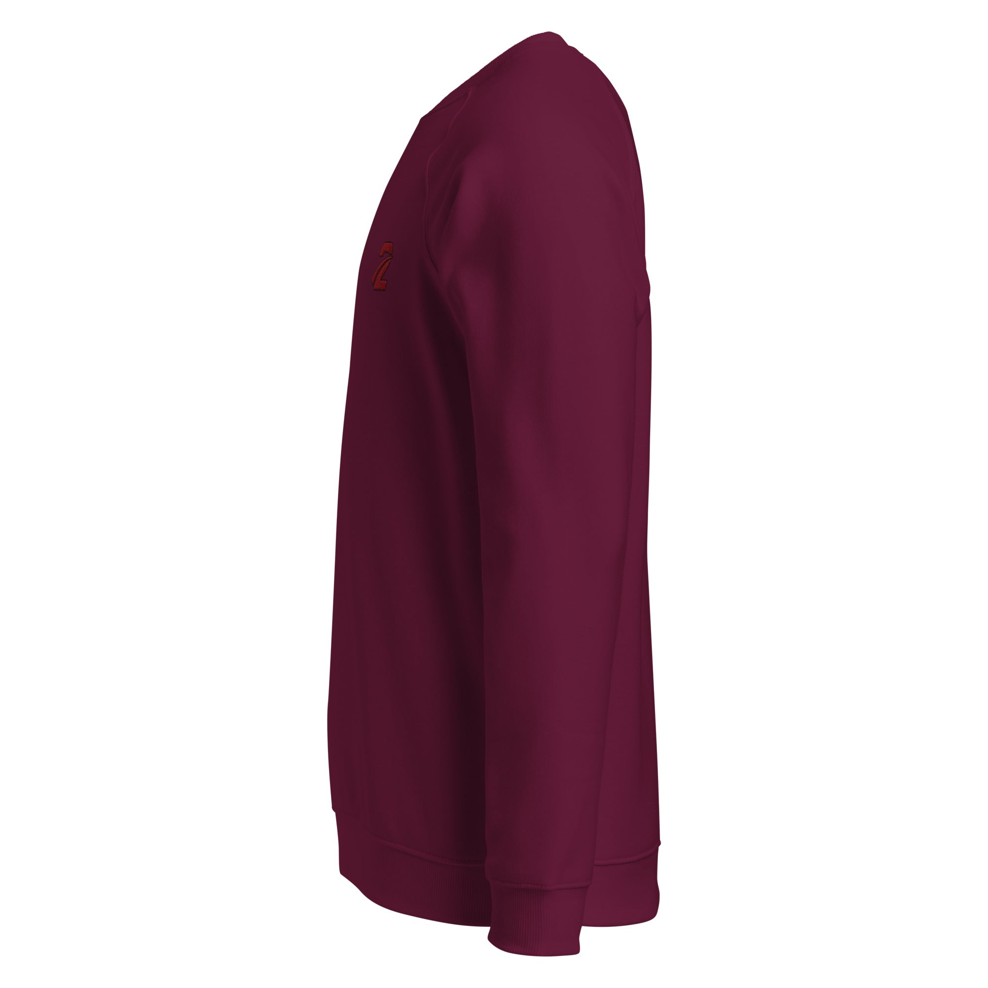 Organic Raglan Sweatshirt 'Grape' - TWU Clothing