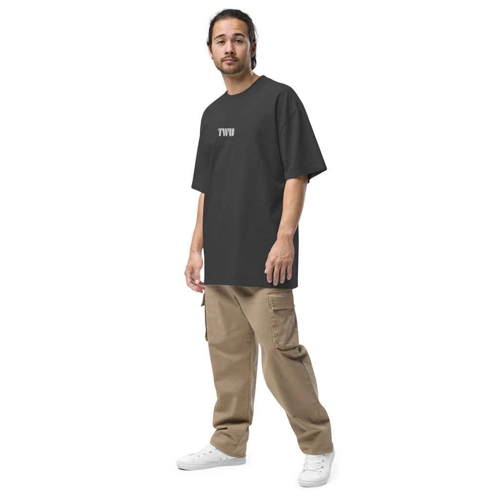 Oversized Faded T-Shirt 'TWU' - TWU Clothing