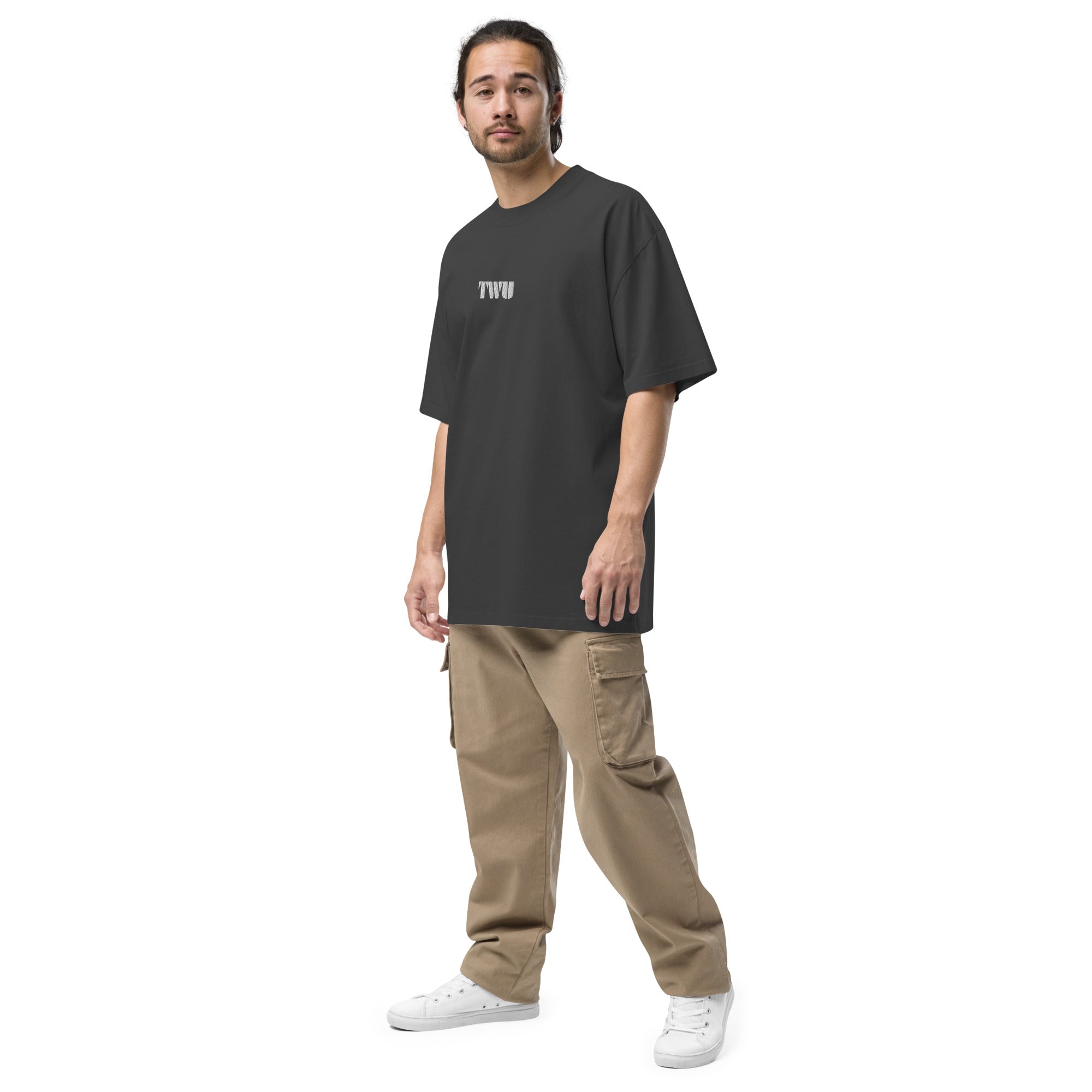 Oversized Faded T-Shirt 'TWU' - TWU Clothing
