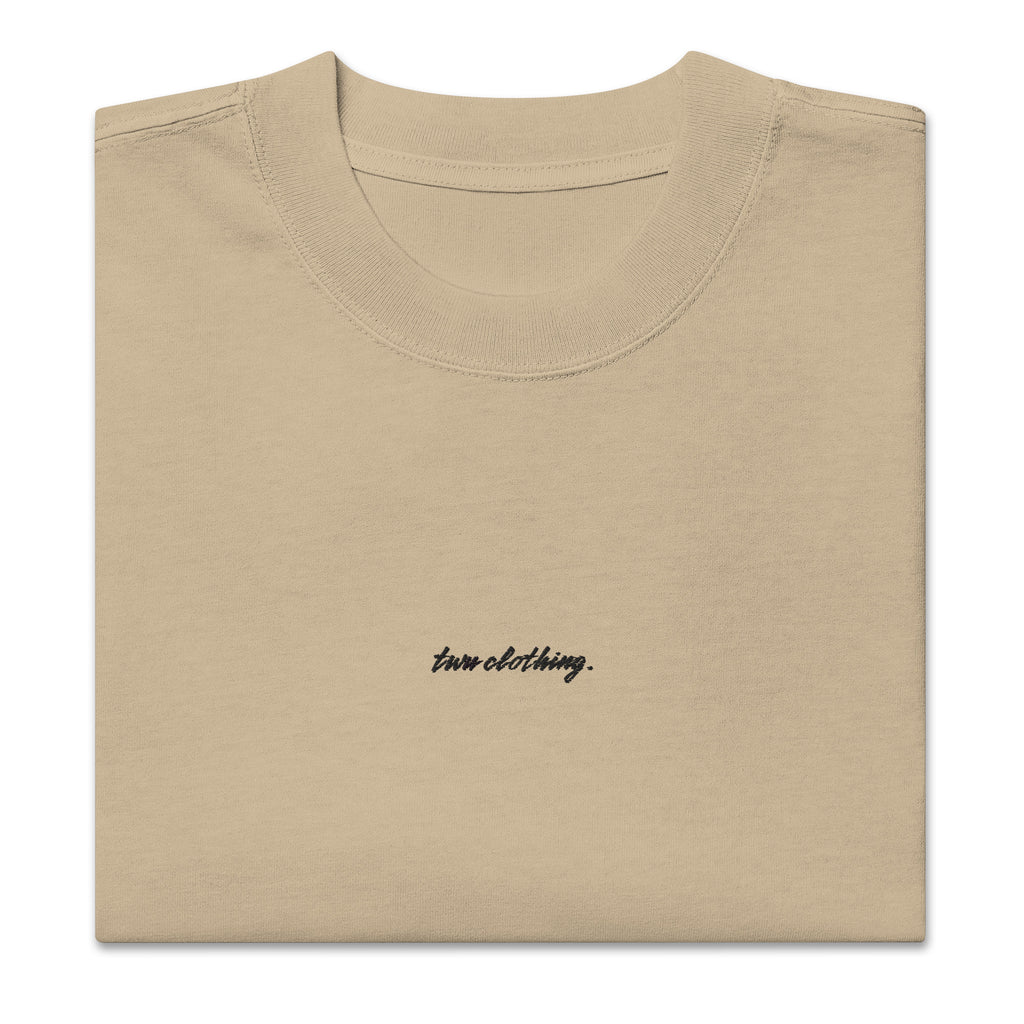 Oversized T-Shirt 'Font' - TWU Clothing