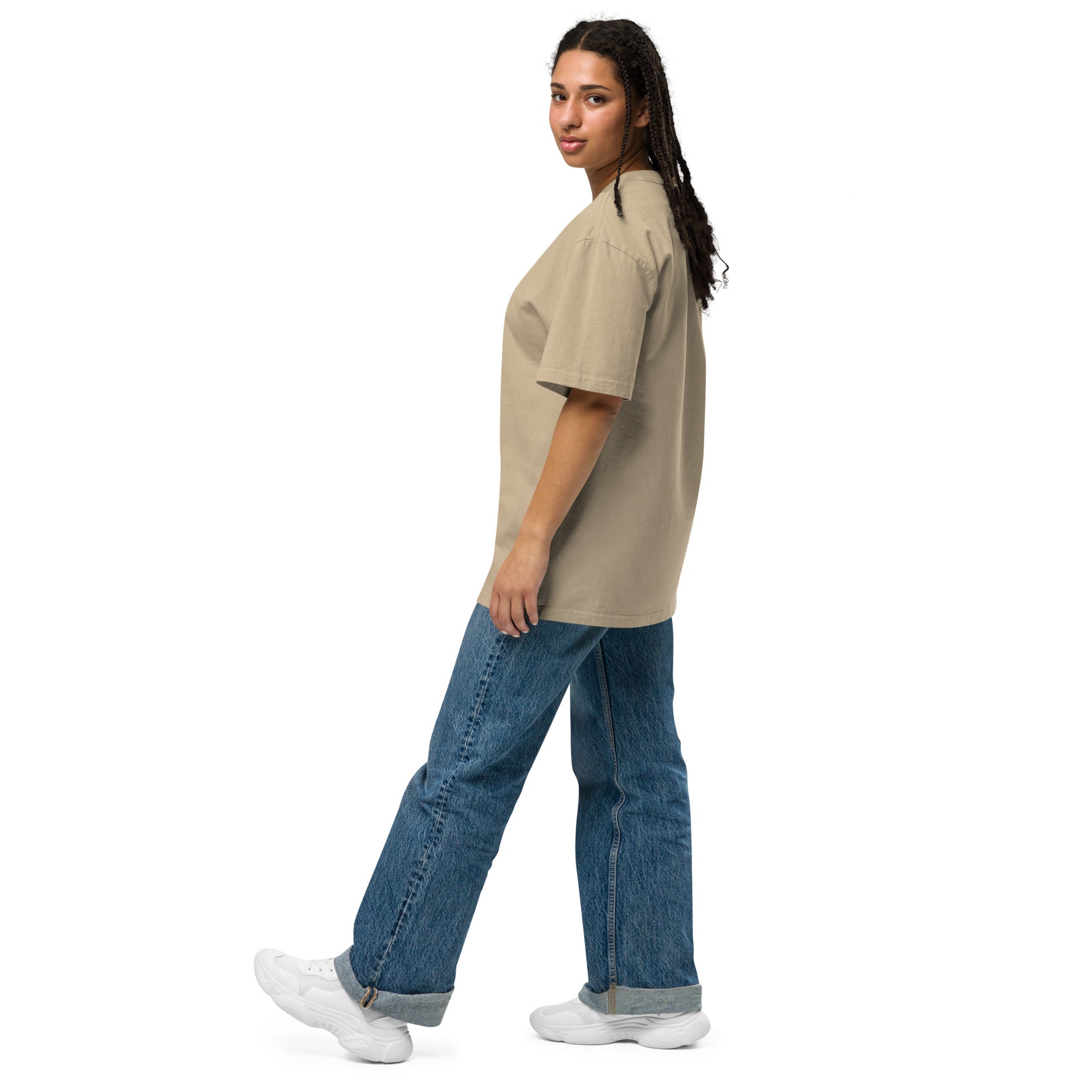 Oversized T-Shirt 'Font' - TWU Clothing