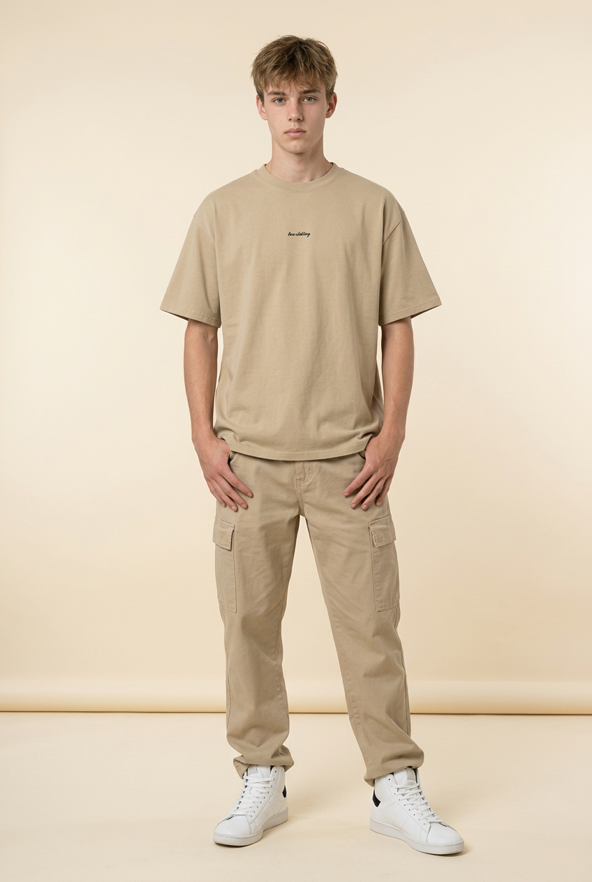 Oversized T-Shirt 'Font' - 2 TWU® Clothing