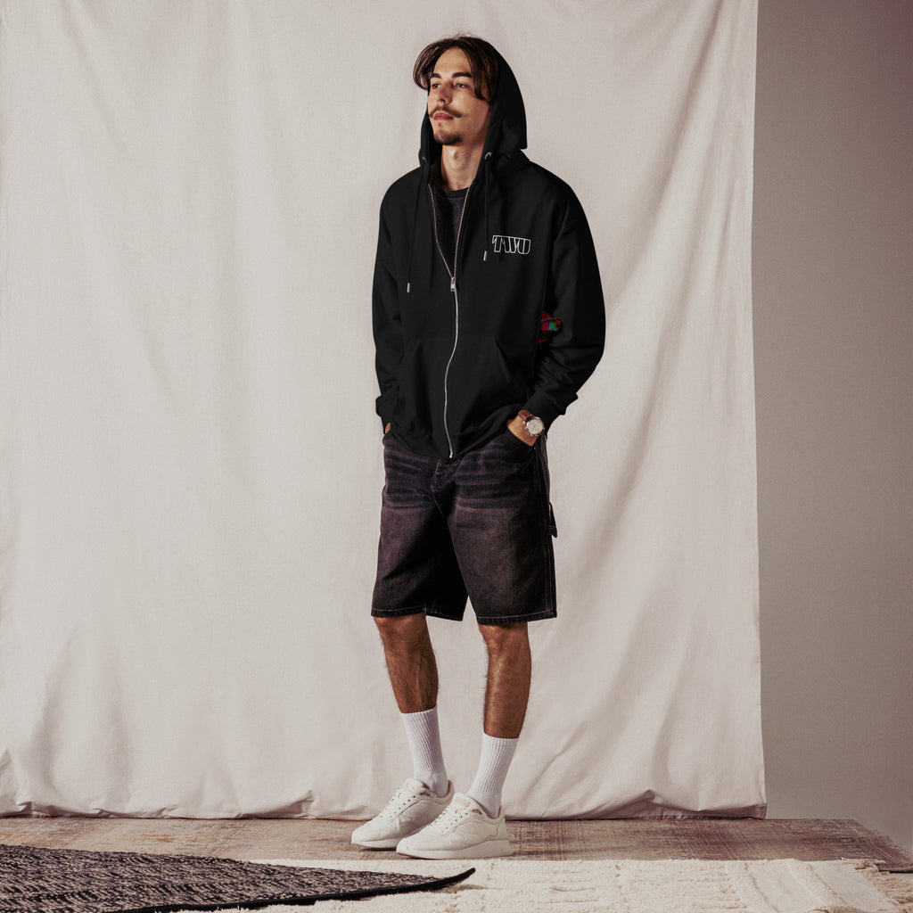 Oversized Zip Hoodie 'Chongqing' - TWU Clothing