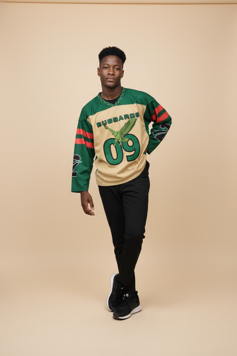 Recycled Jersey 'Bussards' - TWU Clothing