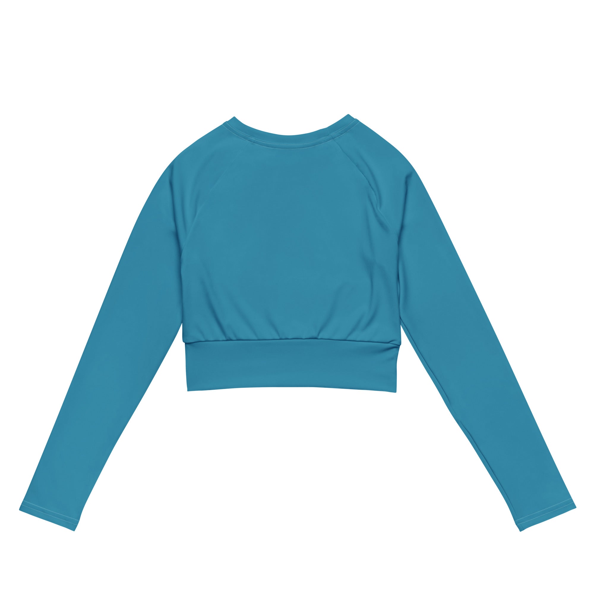 Recycled Long-Sleeve Crop Top 'Bluey' - TWU Clothing