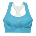 Recycled Longline Sports Bra 'Bluey' - TWU Clothing