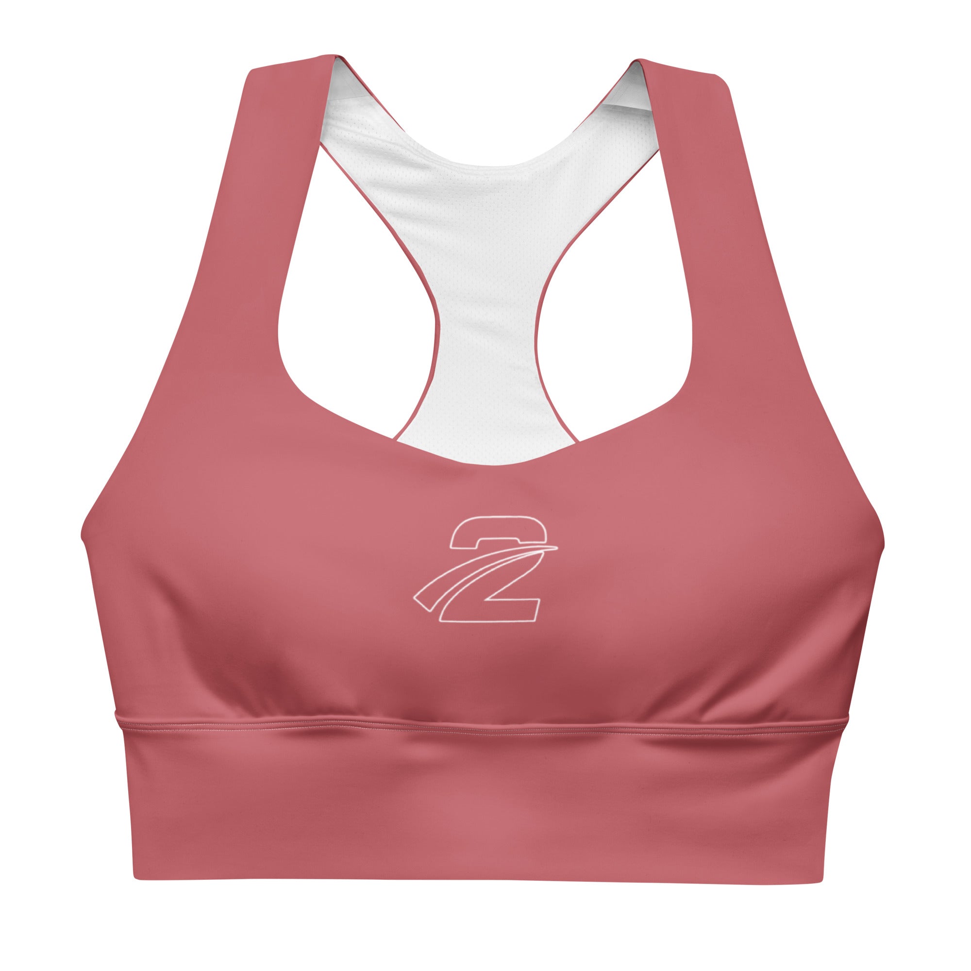 Recycled Longline Sports Bra 'Mandy' - TWU Clothing