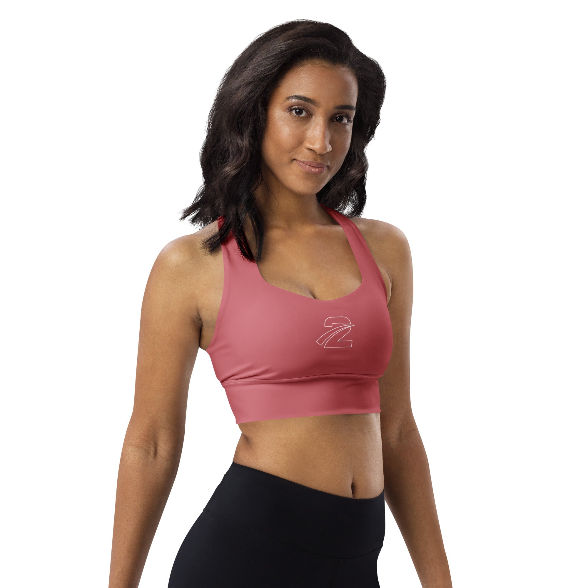 Recycled Longline Sports Bra 'Mandy' - TWU Clothing