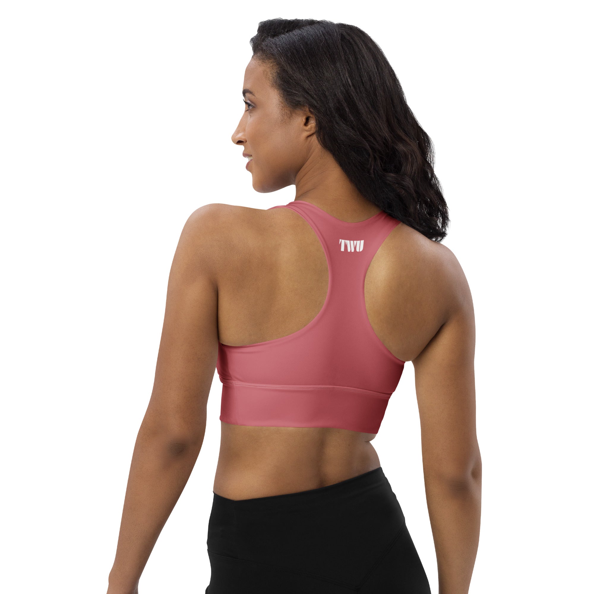 Recycled Longline Sports Bra 'Mandy' - TWU Clothing