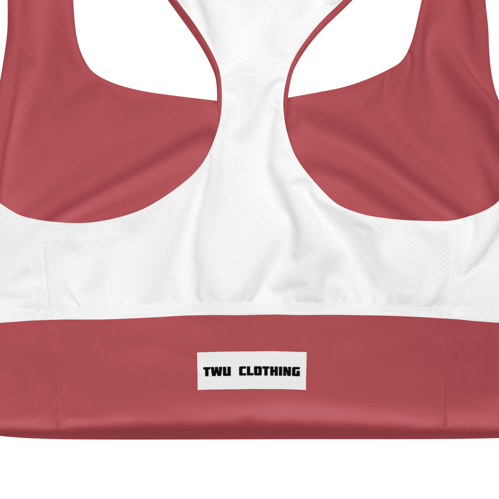 Recycled Longline Sports Bra 'Mandy' - TWU Clothing