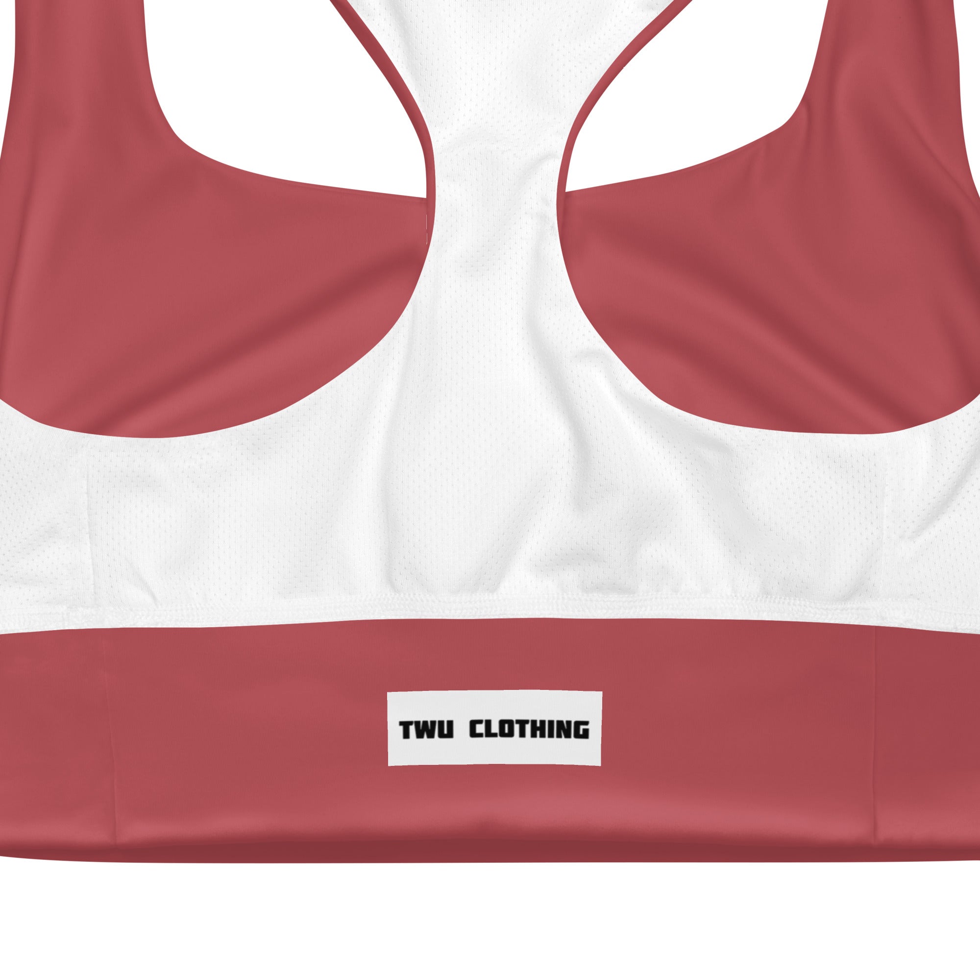 Recycled Longline Sports Bra 'Mandy' - TWU Clothing