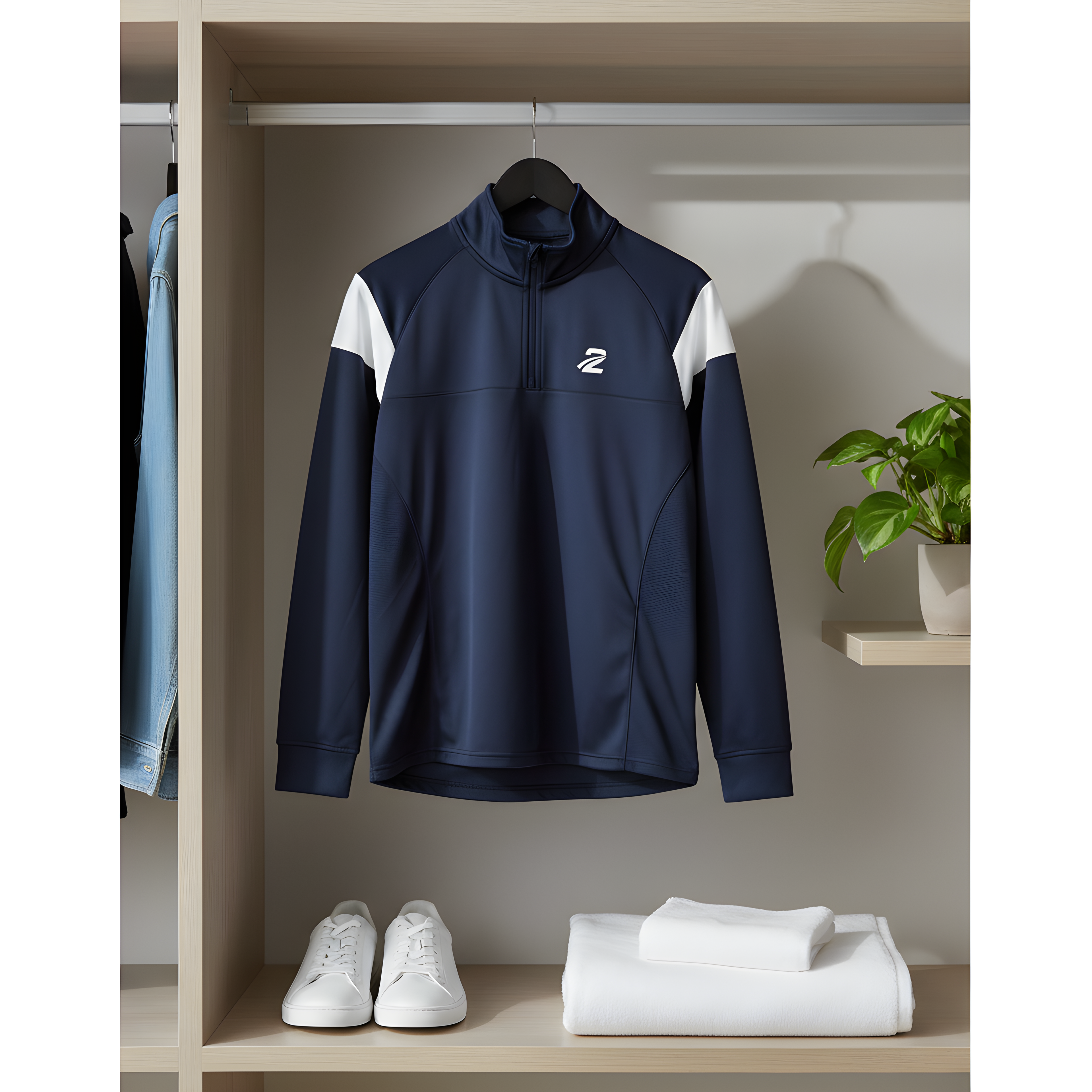 Training Sweatshirt 'Zip' - TWU Clothing