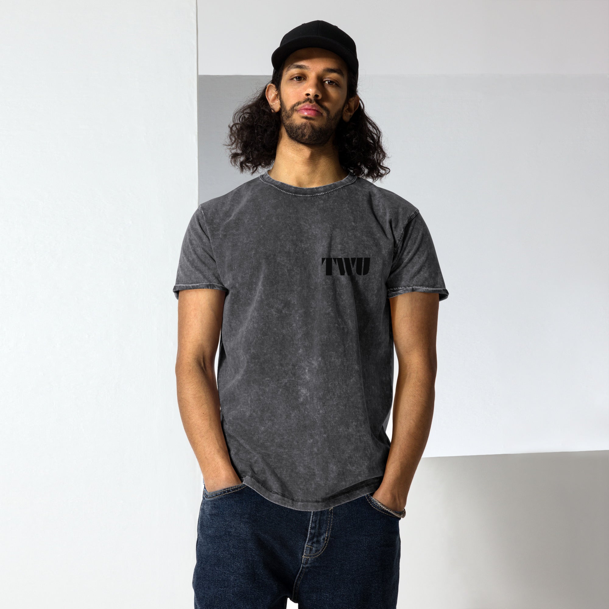 Unisex Denim T-Shirt 'Coon' - TWU Clothing