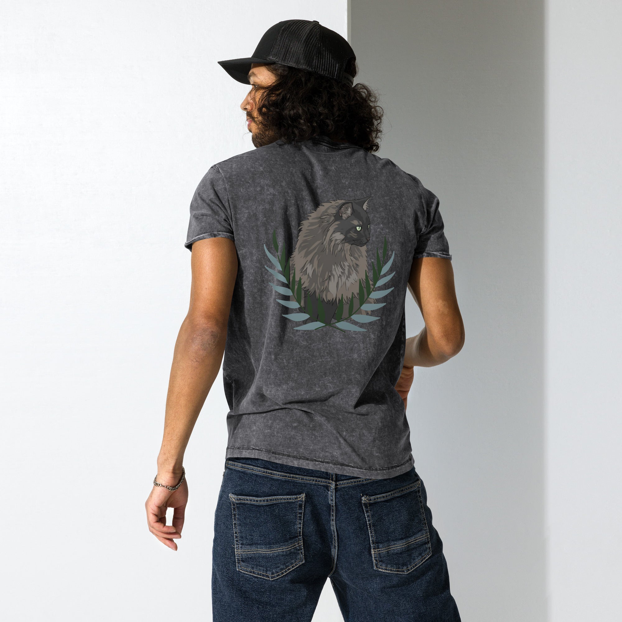 Unisex Denim T-Shirt 'Coon' - TWU Clothing