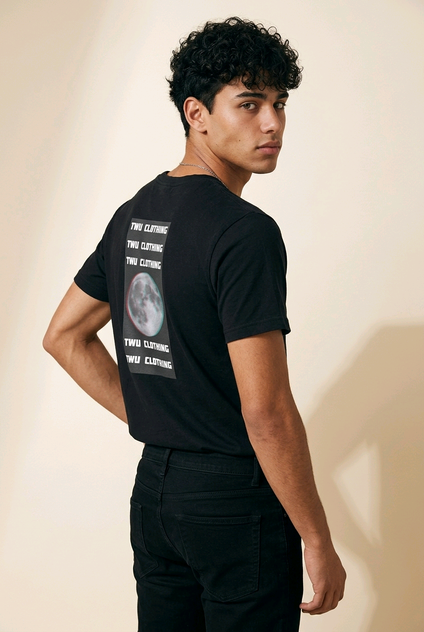 Unisex Eco T-Shirt 'Moon' - 2 TWU® Clothing