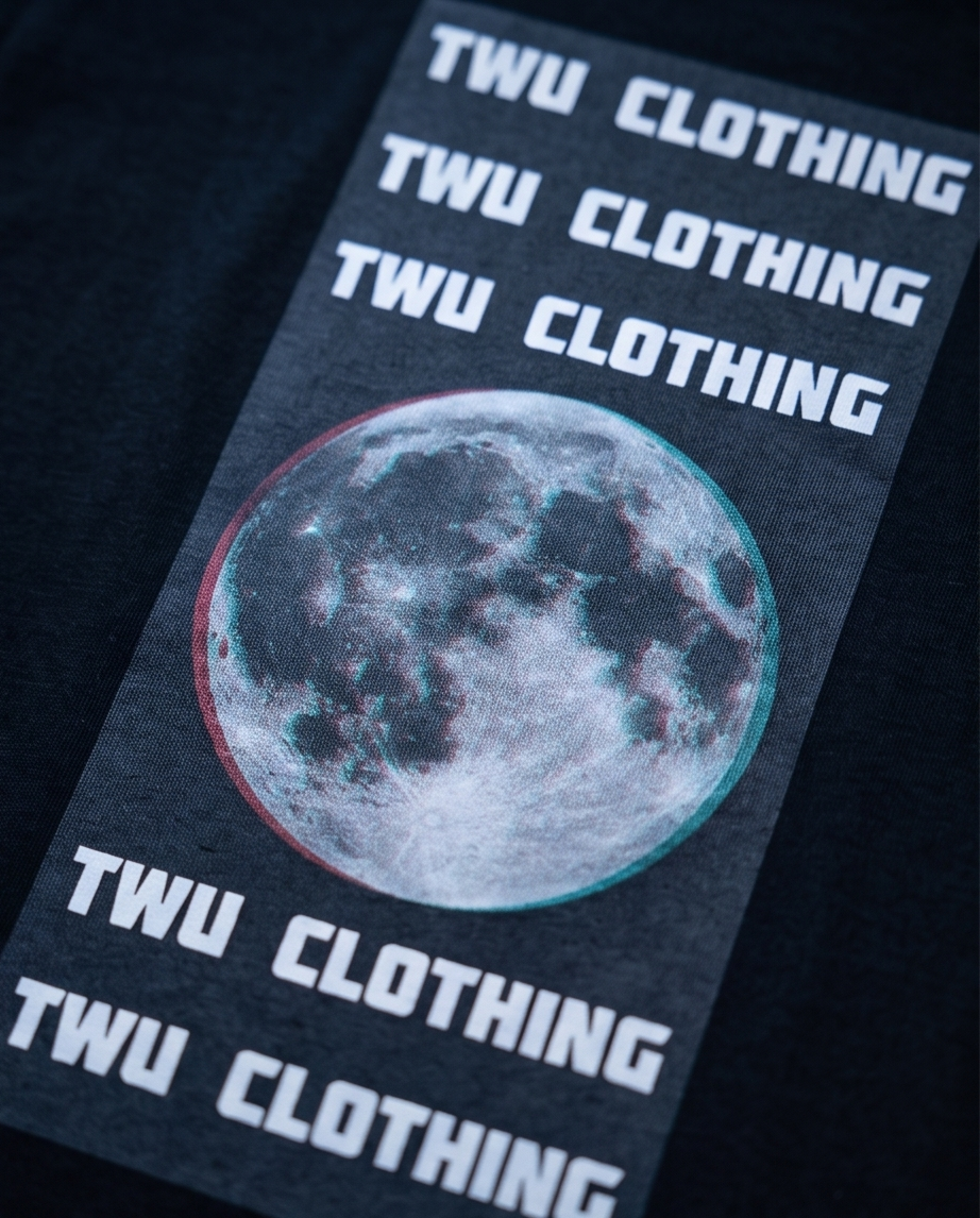 Unisex Eco T-Shirt 'Moon' - 2 TWU® Clothing