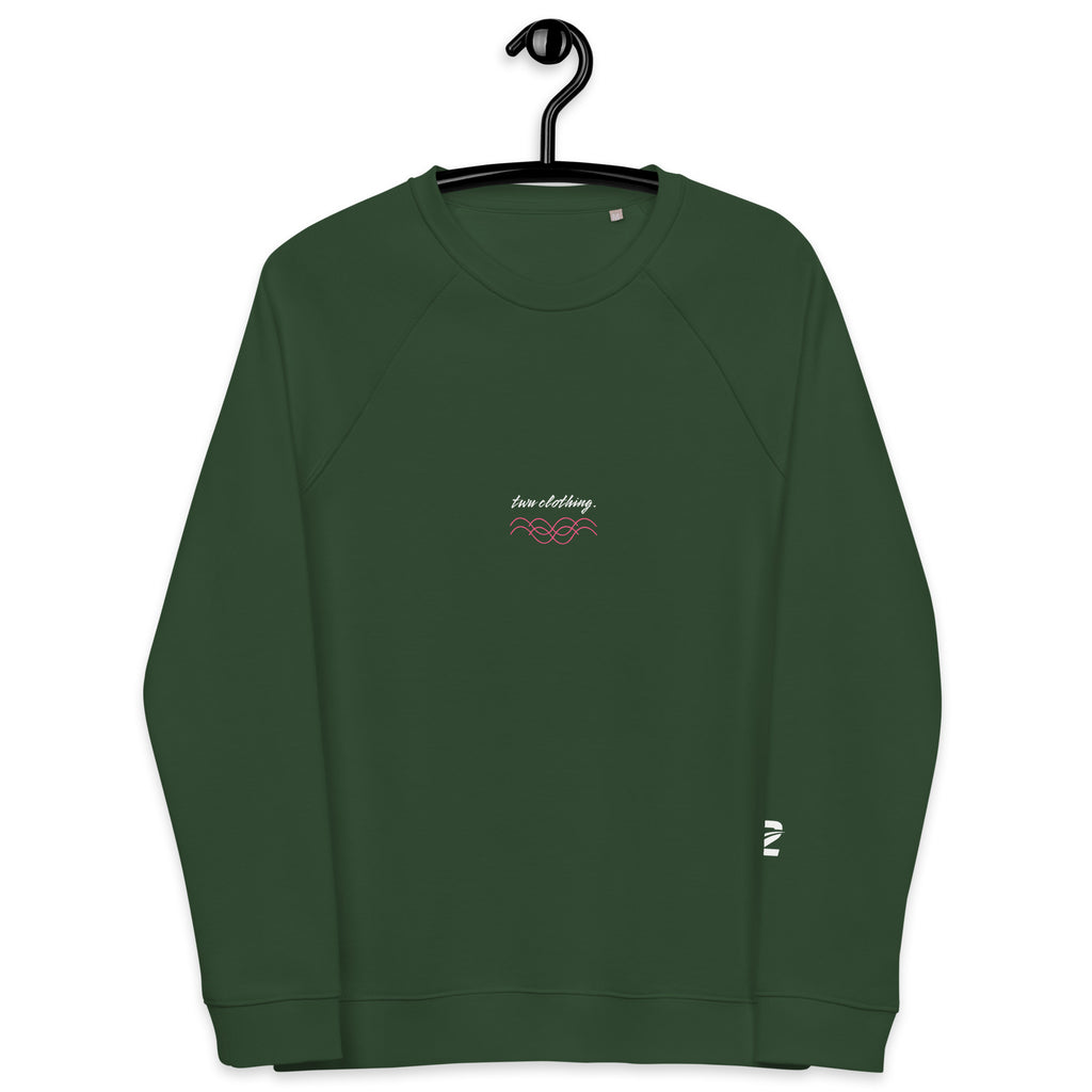 Unisex Raglan Sweatshirt 'Organic' - TWU Clothing
