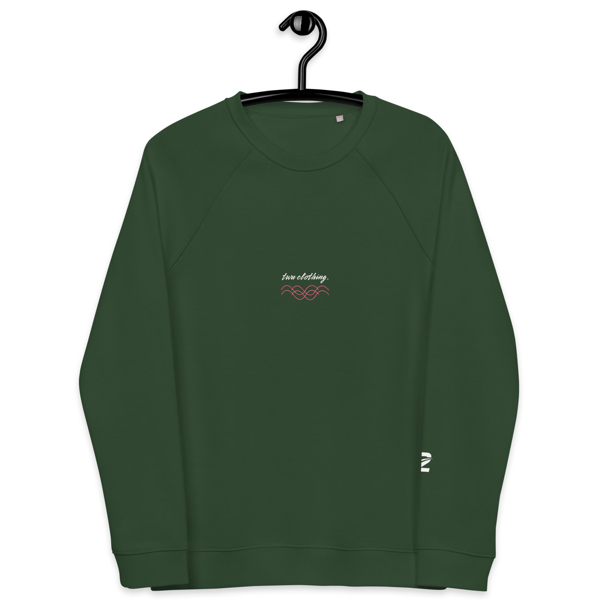 Unisex Raglan Sweatshirt 'Organic' - TWU Clothing