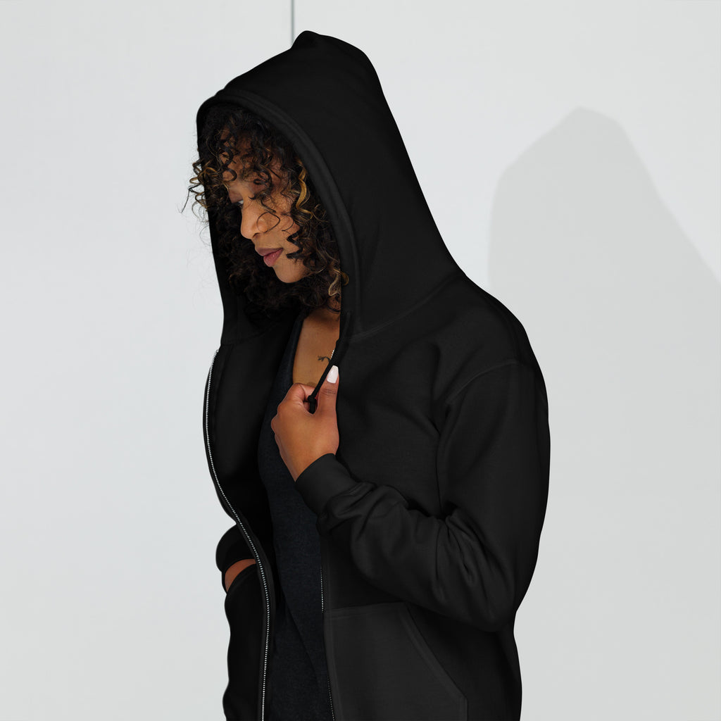 Unisex Heavy Zip Hoodie 'Grande' - TWU Clothing