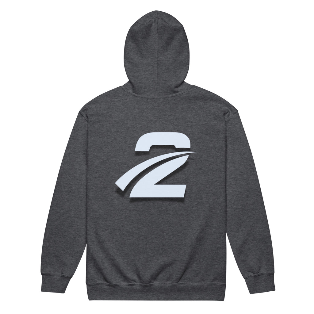 Unisex Heavy Zip Hoodie 'Grande' - TWU Clothing