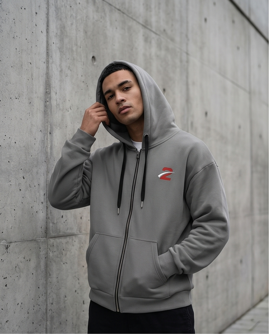 Unisex Zip Hoodie 'Restricted' - TWU Clothing