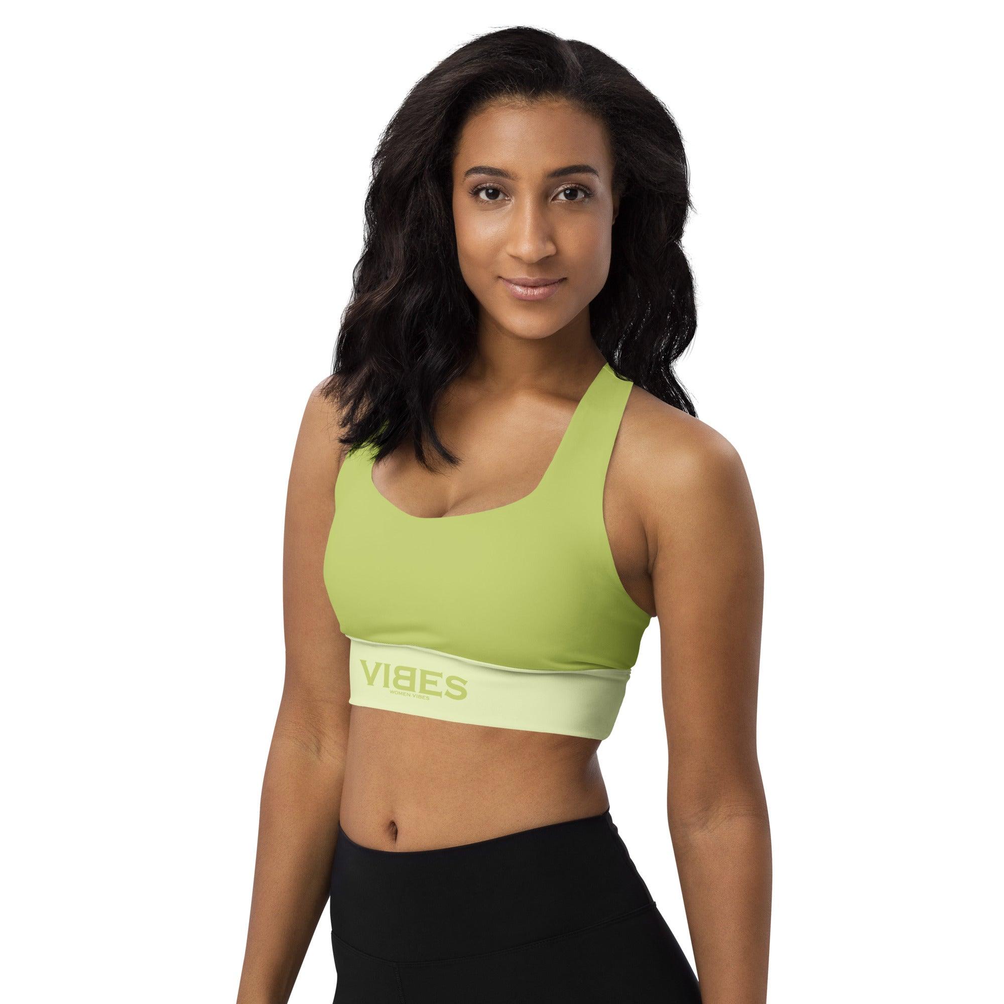CREWILD Langer Sport BH | VIBES (Grün) - 2 TWU® Clothing