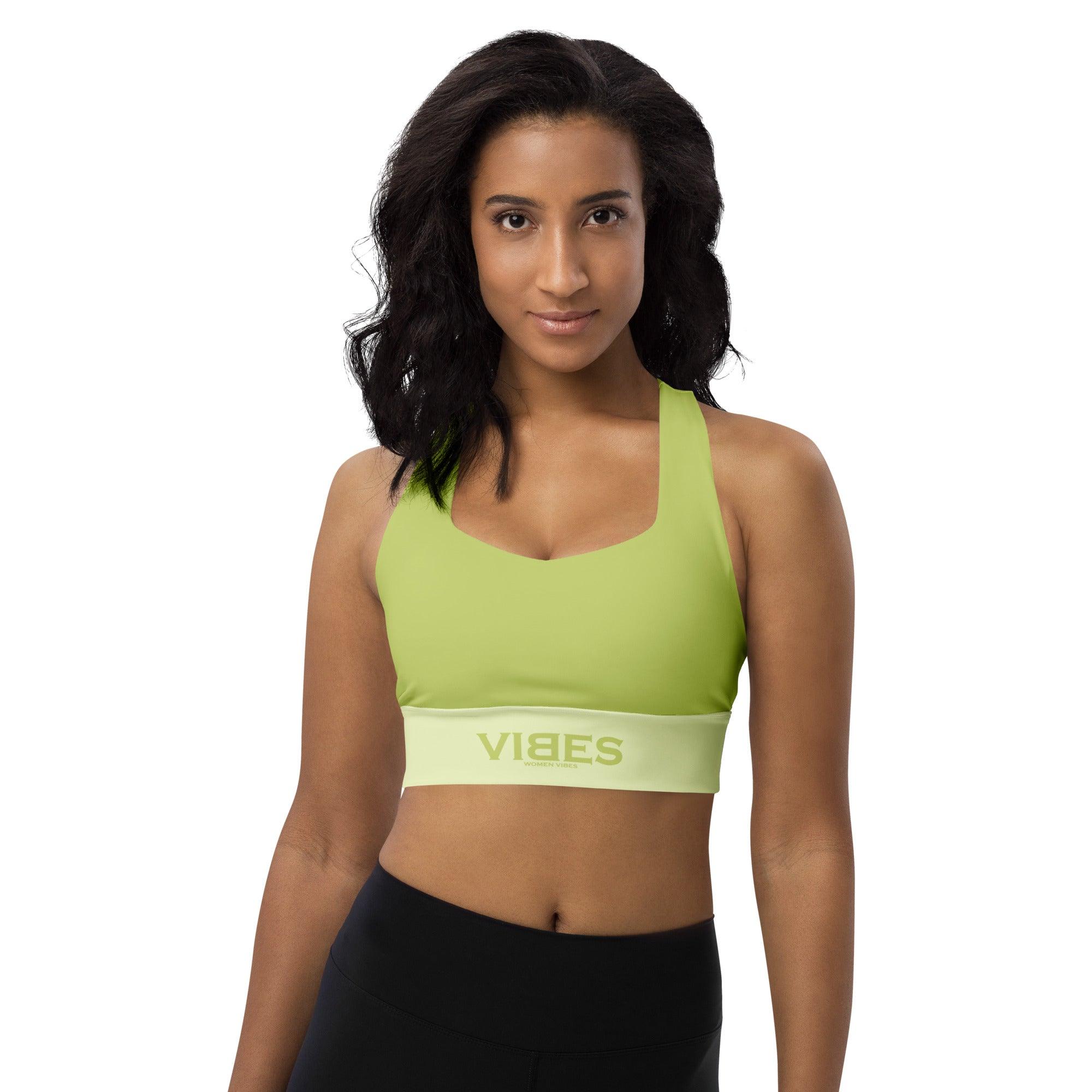 CREWILD Langer Sport BH | VIBES (Grün) - 2 TWU® Clothing