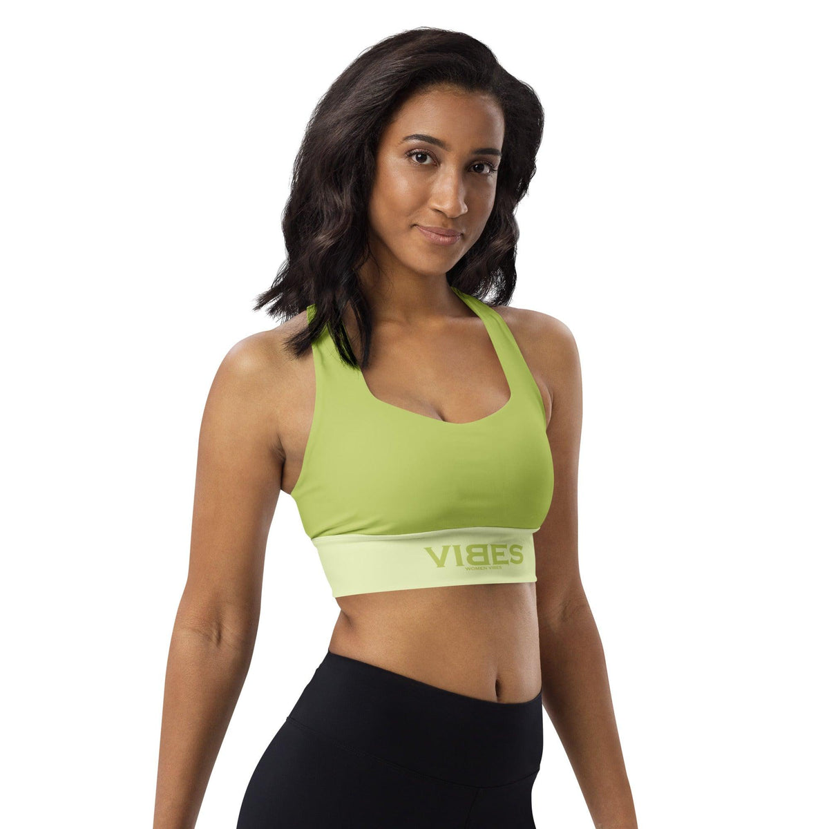 CREWILD Langer Sport BH | VIBES (Grün) - 2 TWU® Clothing