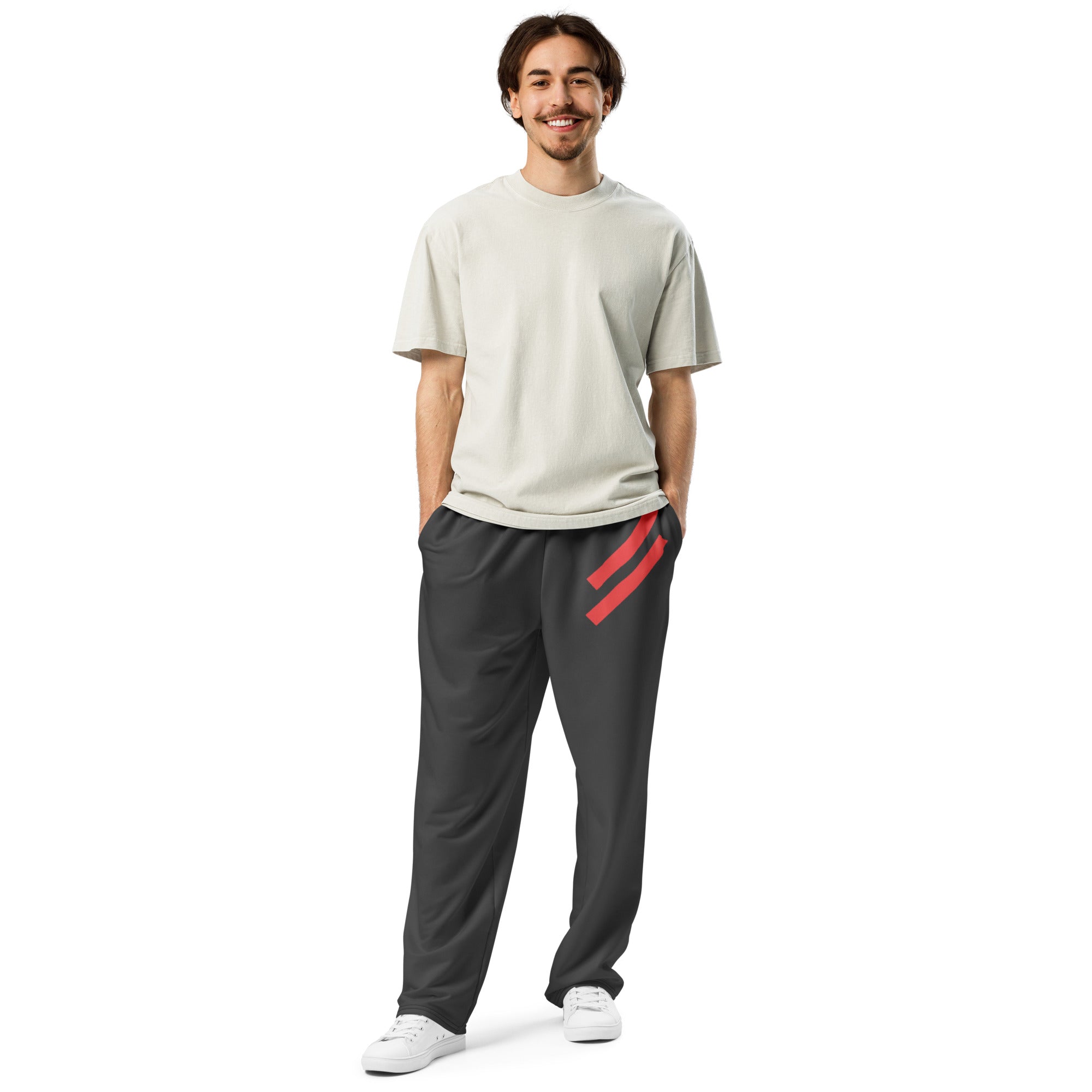 Wide-Leg Joggers 'Stripes' - TWU Clothing