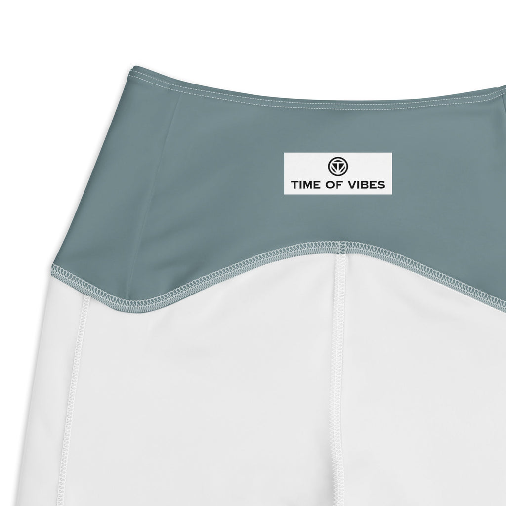TOV Leggins mit Taschen (Graublau/Türkis) - 2 TWU® Clothing