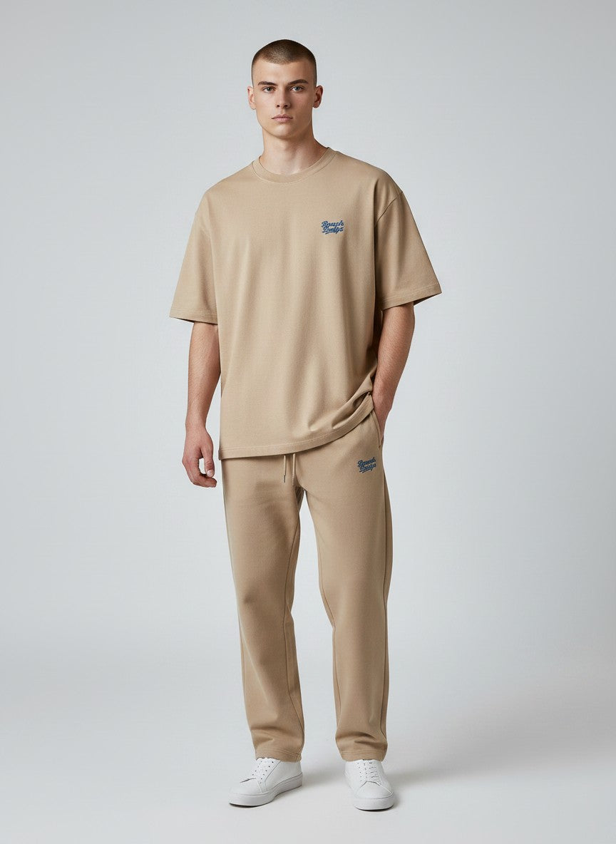 Motion Jogginghose – blaue Stickerei - 2 TWU® Clothing