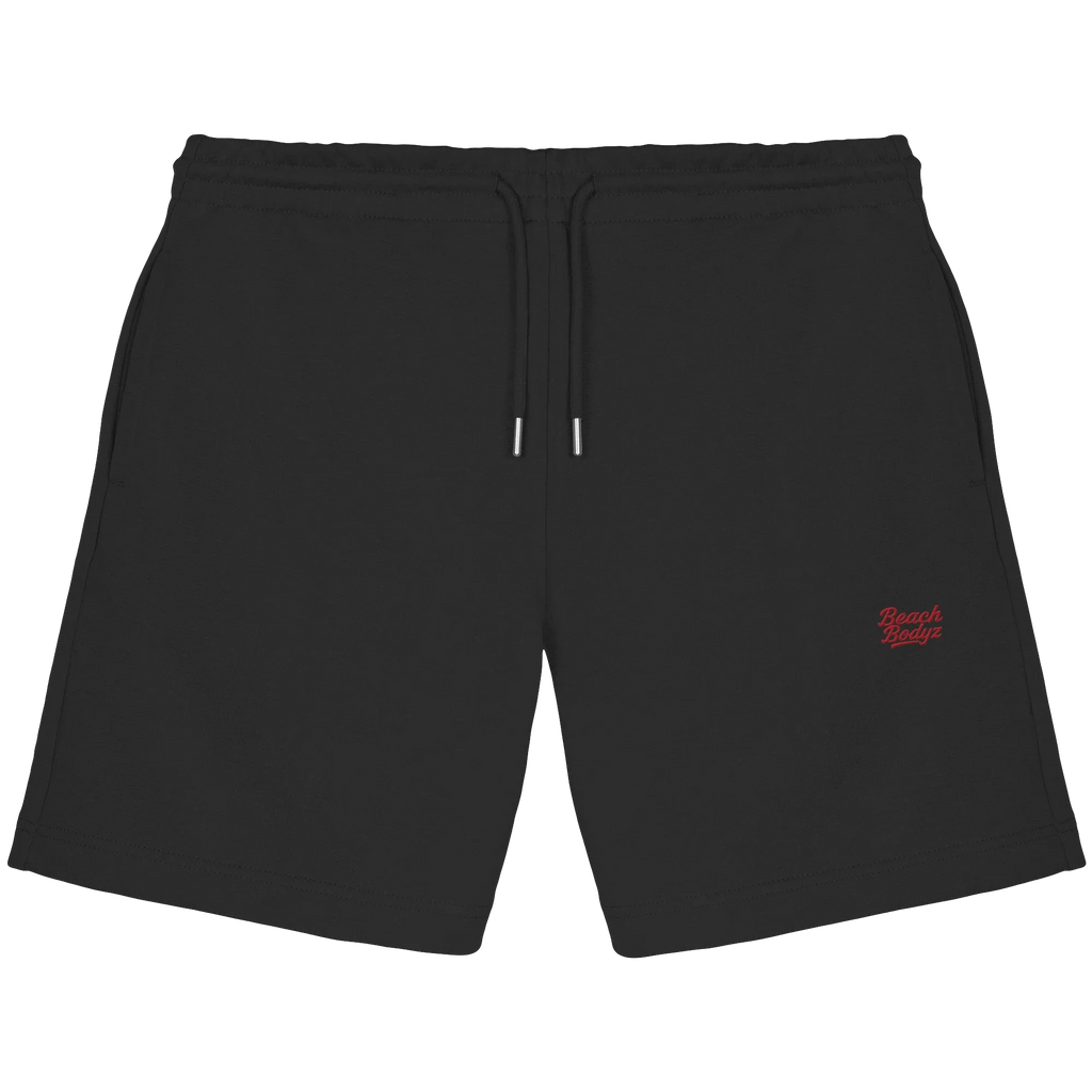 Power Sweatshorts 300 g/m² – rote Stickerei - 2 TWU® Clothing