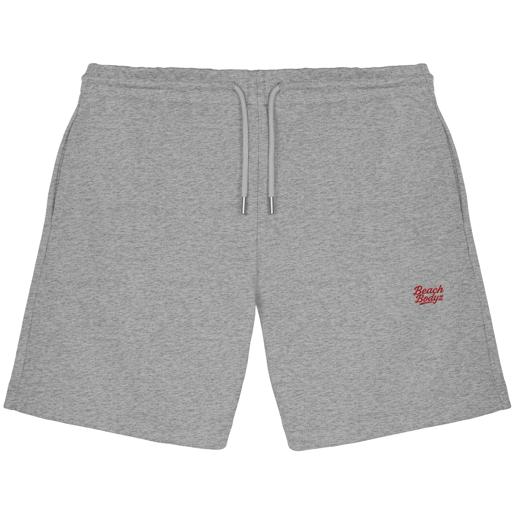 Power Sweatshorts 300 g/m² – rote Stickerei - 2 TWU® Clothing