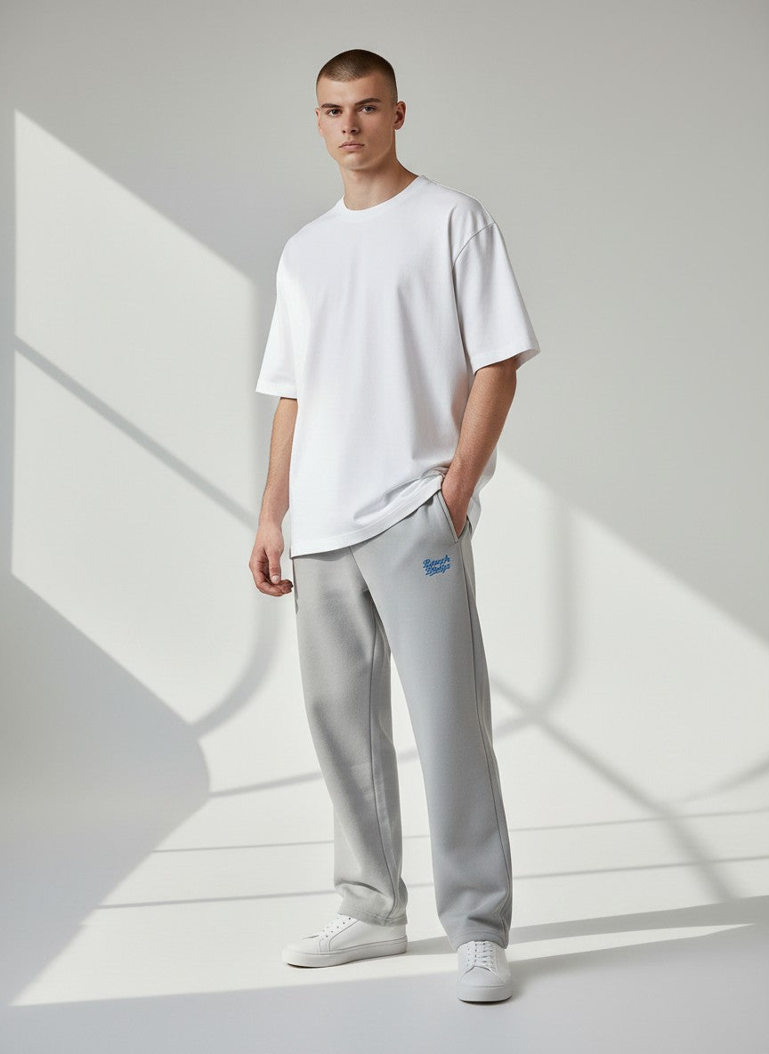 Motion Jogginghose – blaue Stickerei - 2 TWU® Clothing